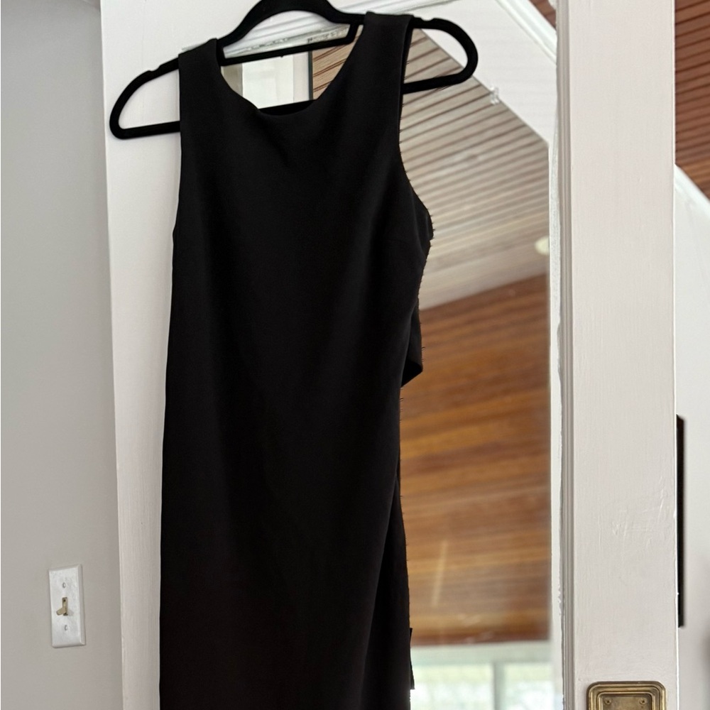 Lulu's Chic Black Asymmetrical Dress